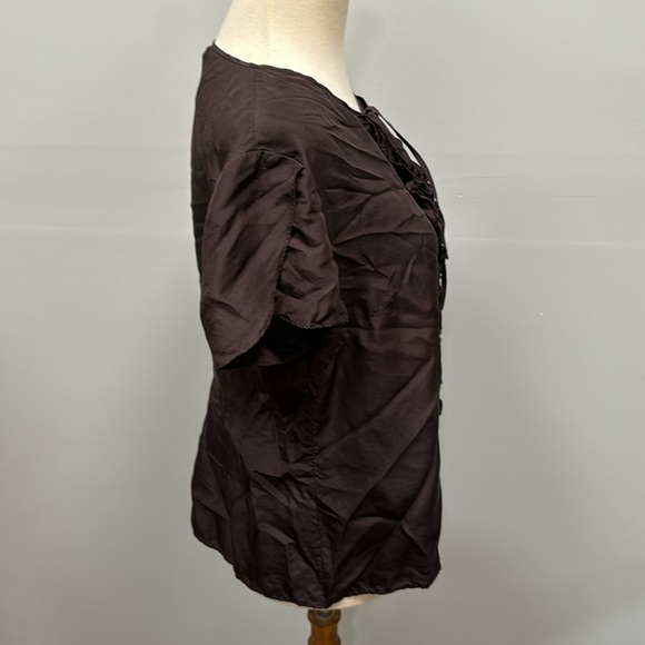 Lafayette 148 New York silk blouse women’s sz 8 - Picture 8 of 12